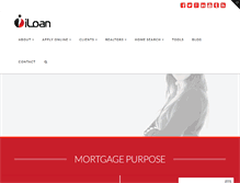 Tablet Screenshot of iloanhomemortgage.com